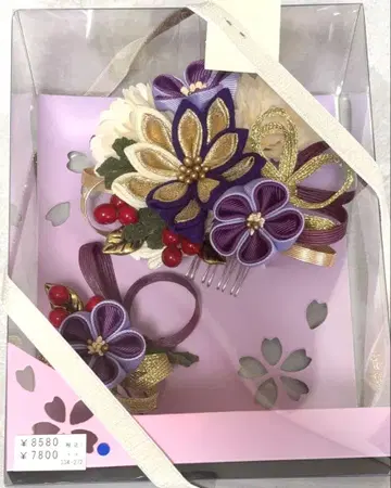 머리 장식 기모노 성인식