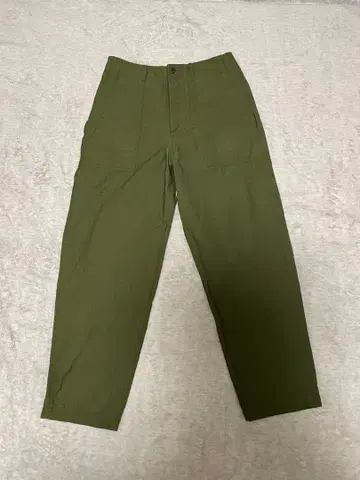 SHIPS 코마츠마테레 베이커 팬츠 카키 나일론 S 사이즈