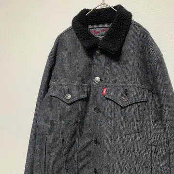 EDWIN 에드윈 WILD FIRE 옷깃 보아 자켓 블루종 L 사이즈