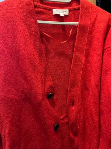 뷰티&유스 가디건 빨간색