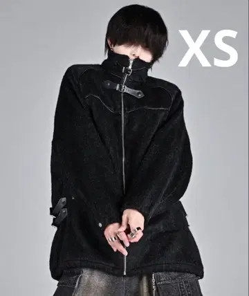 ADRER 베어 파이핑 샤기 블루종 블랙