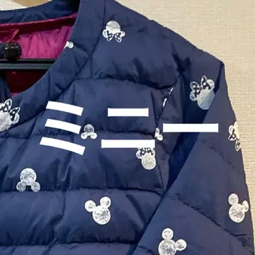 미니 마우스 유니클로 울트라 라이트 다운 M