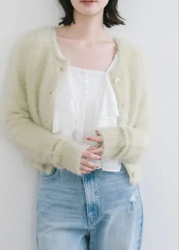 COCO DEAL 페더 컴팩트 니트 가디건