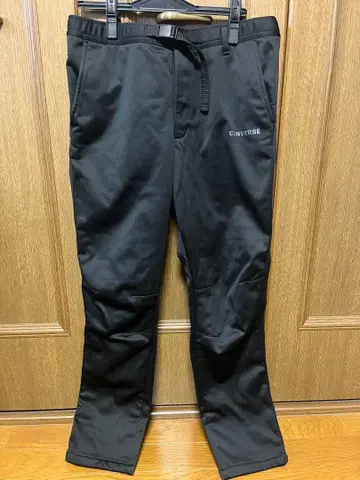 CONVERSE 스트레치 팬츠 블랙