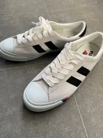 PRO-keds 로얄 플러스 스웨이드 로우 화이트