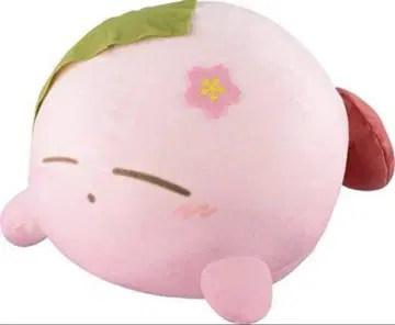 제일복권 커비 후와후와 라스트 원 벚꽃모찌 봉제 인형 스야스야ver.