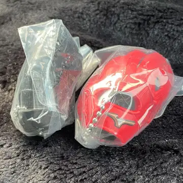 미즈노 캡슐 토이 야구 그로브 컬렉션 빨간색 블랙 2개 세트