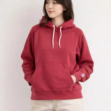 ORCIVAL 오르치발 속기모 후드티 빨간색 사이즈 3 소매 와펜