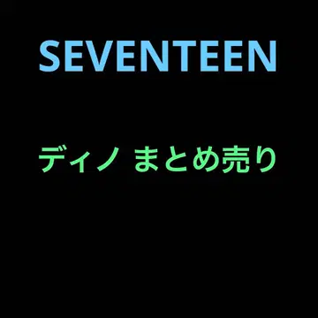 SEVENTEEN 디노 묶음 판매