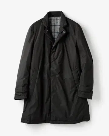 NEO 스탠드 카라 다운 코트 블랙