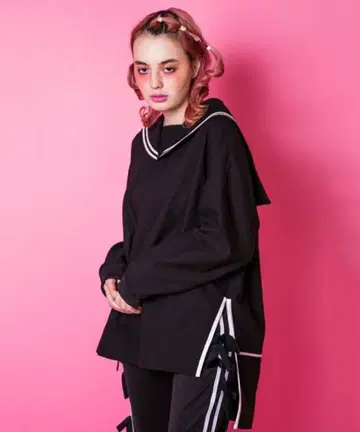 세일러 카라 원피스 [ CandyStripper ]