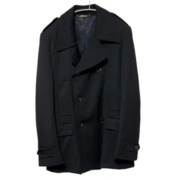 N-705 돌체앤가바나 스테디셀러 P코트 블랙 울 100 48