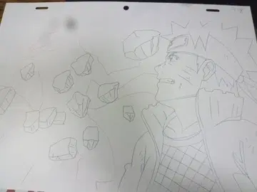 나루토 A28 직필 등 레이아웃/원화/수정/동영상 나루토 NARUTO