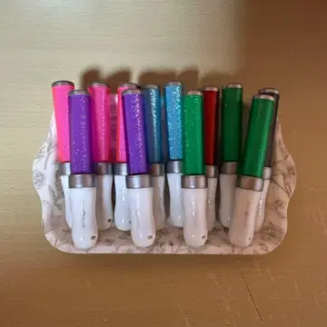 글리터 응원봉 12개 세트