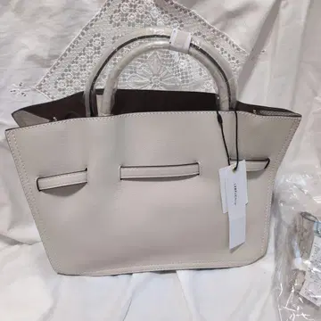 Swell/2WAY 개더 오픈 토트 BAG mini 아이보리