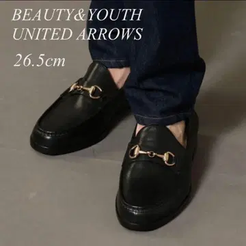 [새상품급] BY 뷰티앤유스 블랙 비트 로퍼 26.5