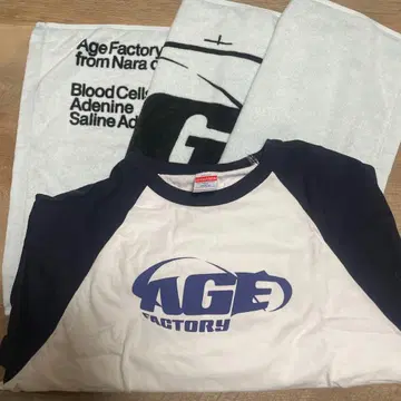 Age Factory 래글런 T셔츠 타월