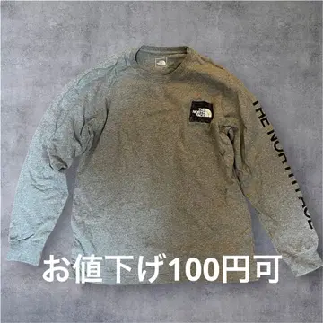 THE NORTH FACE 그레이 긴팔 티셔츠 M