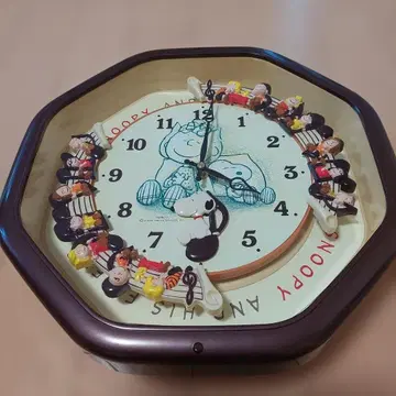 스누피 SNOOPY RHYTHM 스누피 시티즌 카라쿠리 시계 벽시계