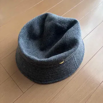 CA4LA 그레이 버킷햇 울 소재