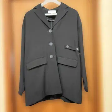 엔폴드 자켓 블랙