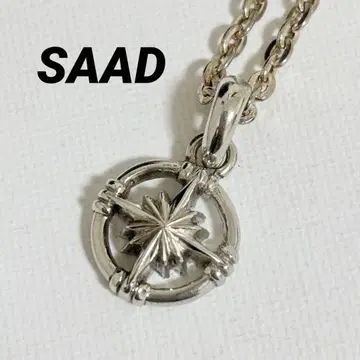 새상품급! SAAD 태양신 휠 목걸이 체인 포함 SV925