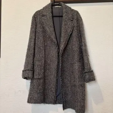 theory luxe 그레이 코트 38 사이즈