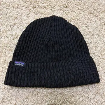 파타고니아 니트 모자 비니 블랙