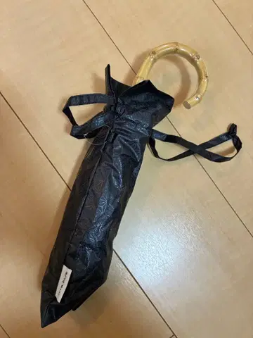 mabu 블랙 접이식 우산 기하학 패턴