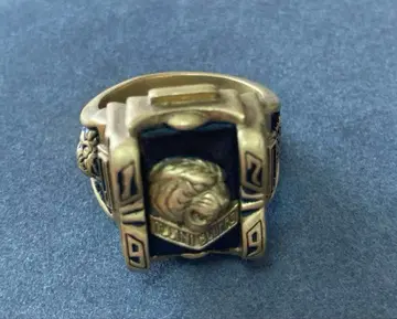 사자 조각 브론즈 반지