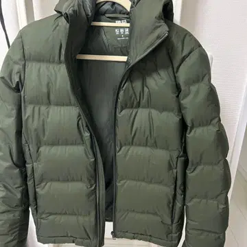 UNIQLO 올리브 그린 다운 자켓 S