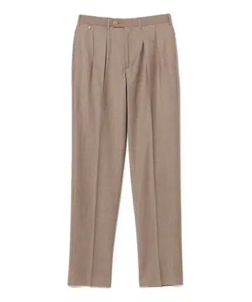 ATELIER ZINS 믹스 패브릭 2 플리츠 와이드 팬츠 40