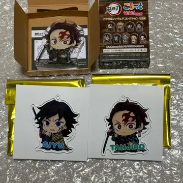 귀멸의 칼날 코로토 아크릴 피규어 컬렉션 키링 기유 탄지로