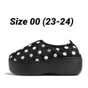 SUBU VAMP 플랫폼 샌들 00 사이즈 도트 무늬 통굽