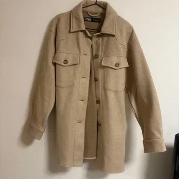 ZARA 베이지 롱 코트 S 사이즈