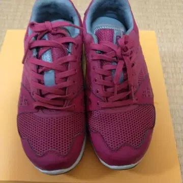 핑크 메쉬 스포츠 슈즈 문스타