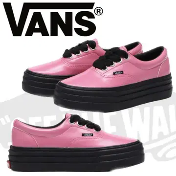VANS 핑크 플랫폼 스니커즈