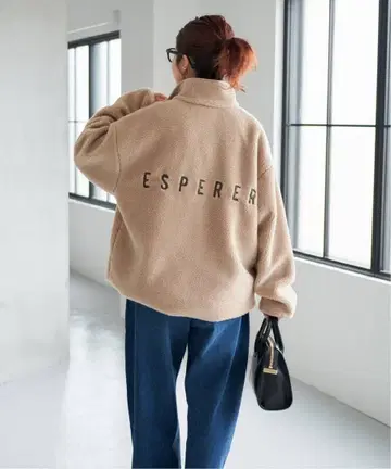 Spick and Span 백 로고 보아 블루종