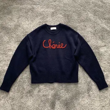 슬로브 이에나 cherie 자수 니트