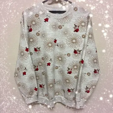 MOOMIN 무민 리틀미이 속기모 트레이닝복 꽃무늬 LL 사이즈