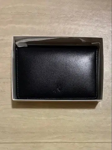 키타무라 kitamura 명함지갑 여성용 남성용 가죽 파랑 블랙 화이트