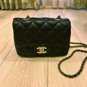 퀼팅 체인 숄더백