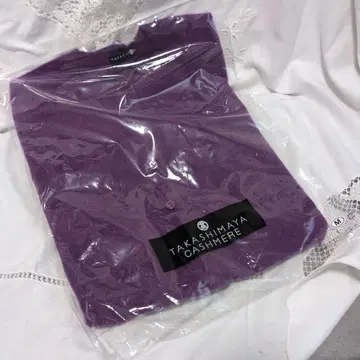 TAKASHIMAYA 캐시미어 크루넥 가디건