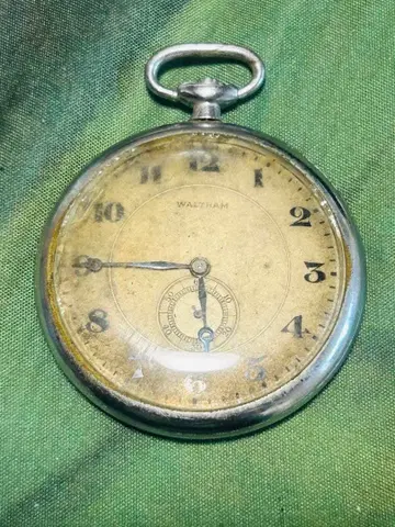 Waltham 아날로그 회중시계 정크