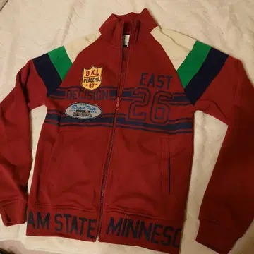 아메카지 빈티지 집업 점퍼 저지