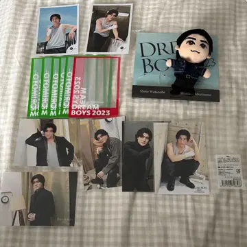 DREAMBOYS 모리모토 신타로 사진 세트 슬리브 봉제 인형