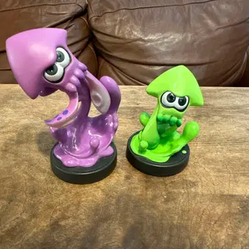 스플래툰 amiibo 피규어 2개 세트