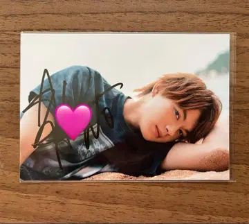 [ 친필 사인 ] 사노 하야토 사진