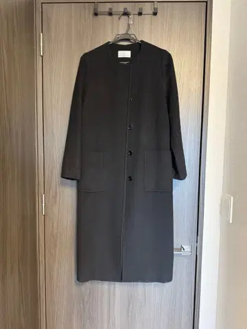 [ M PREMIER ] 롱 코트 블랙