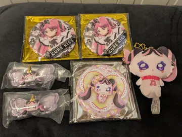 큐어 키스 메로론 캔 배지 봉제 인형 키라룬 리본 세트